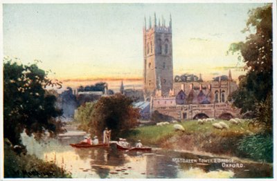 Magdalen Tower und Brücke von William Matthison